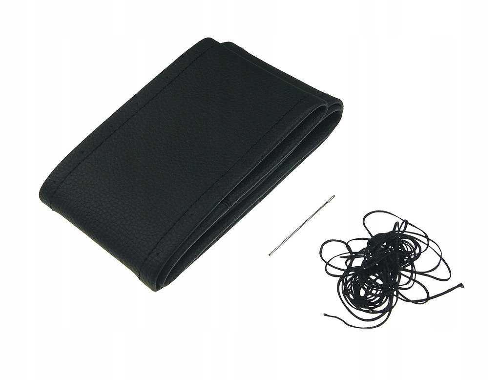 POKROWIEC KIEROWNICĘ 37-39 cm SKÓRA WIĄZANY SZNURO