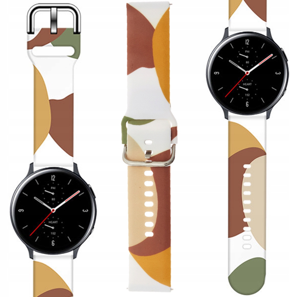 Pasek Strap Moro do Samsung Galaxy Watch 45 46 47 mm silikonowa opaska do