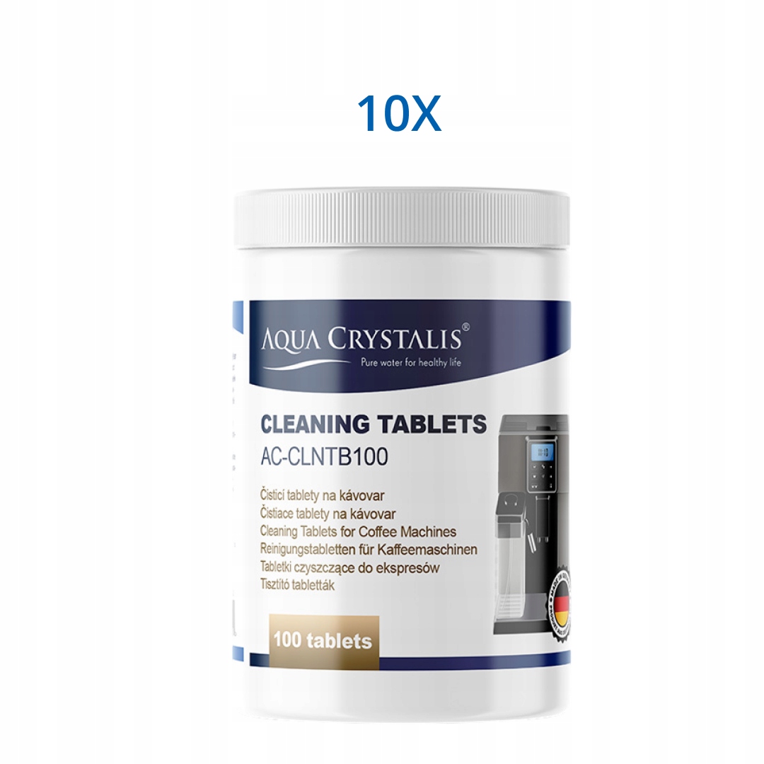 Čistiace tablety Aqua Crystalis AC-CLNTB100 na čistenie kávovarov (100x2g)