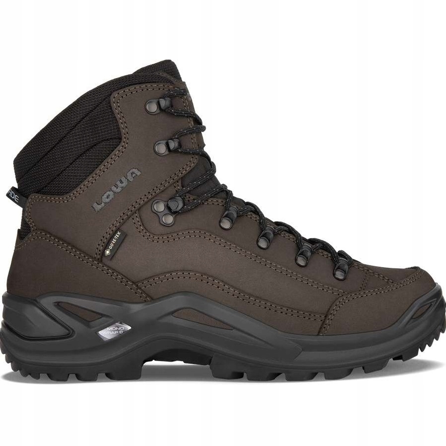 Pánské turistické boty Lowa Renegade Gtx MID dark brown/black|42 Eu