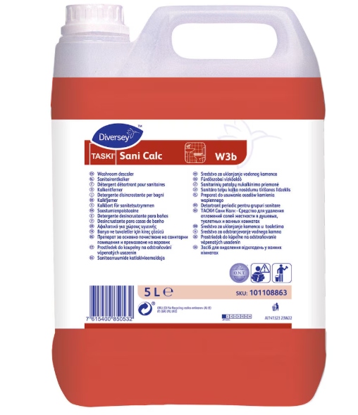 Diversey Taski Sani Calc kwasowy odkamieniacz do łazienki 5L
