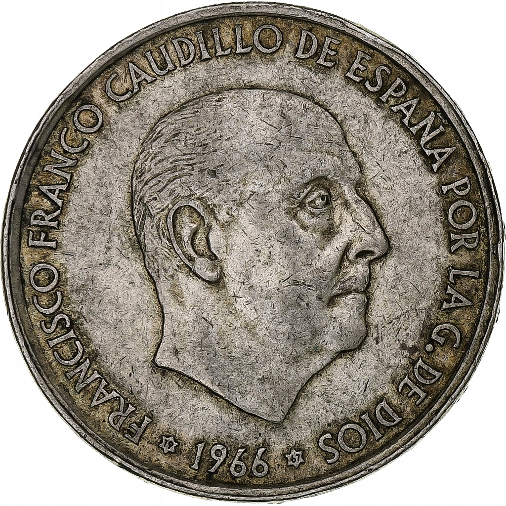 Hiszpania, Francisco Franco, 100 Pesetas, 1966 (67