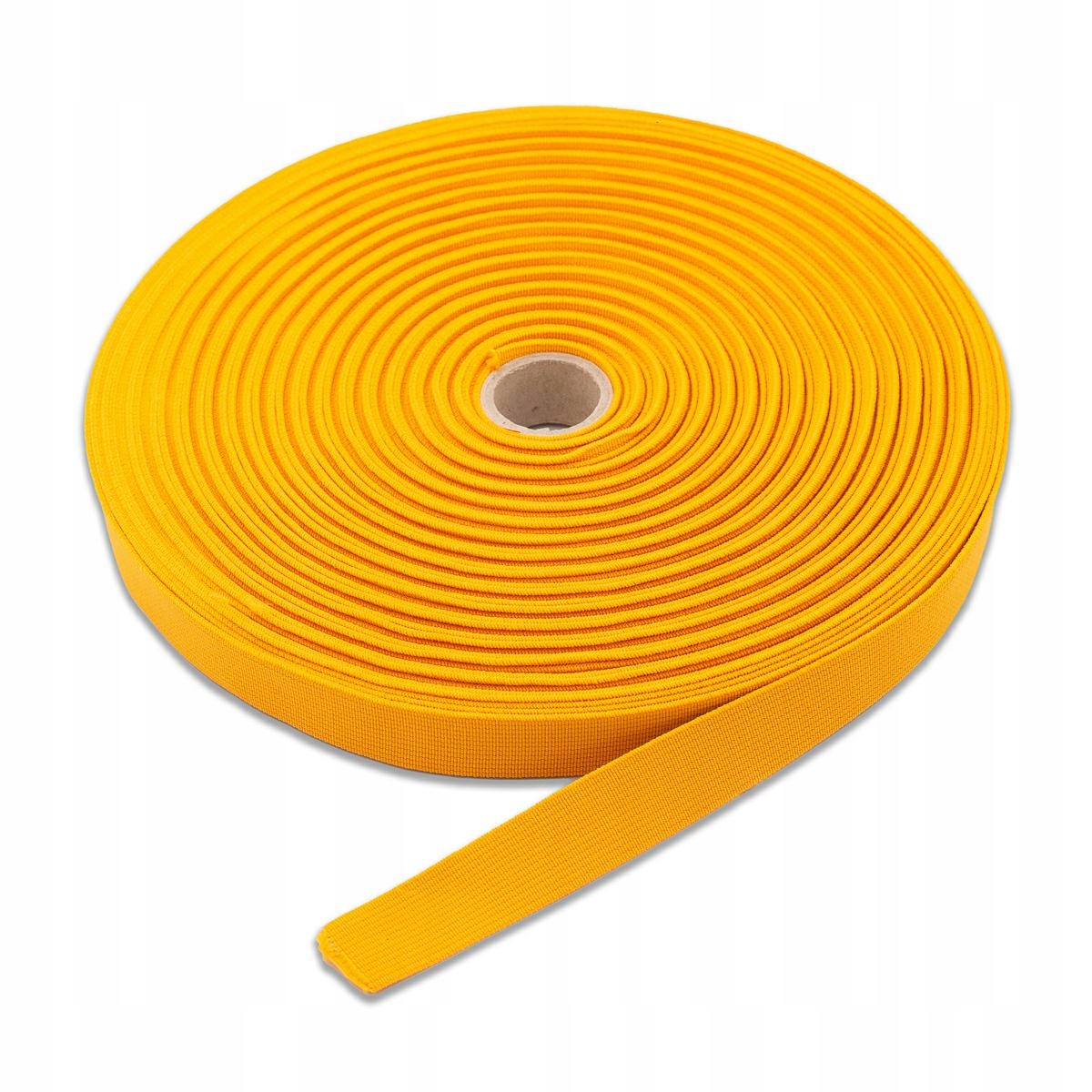 Guma tkaná 20mm/25m žlutá L7301