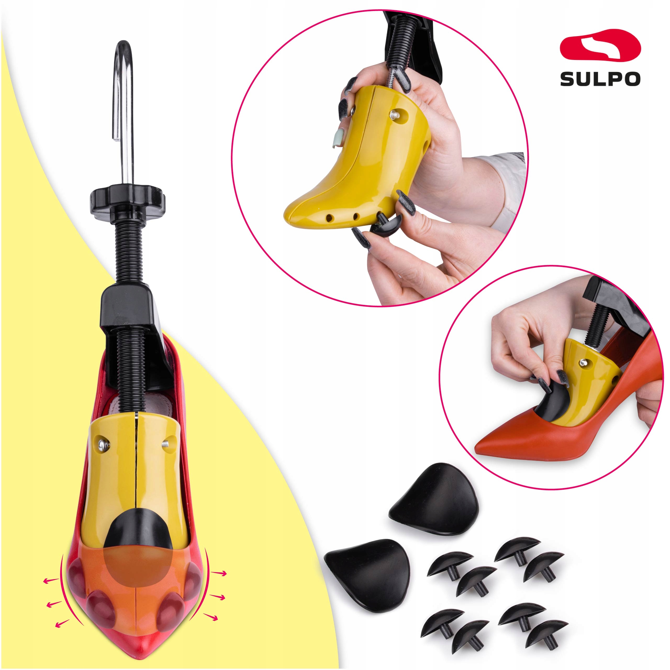 Prawidło do rozciągania wysokich obcasów szpilek Model XS