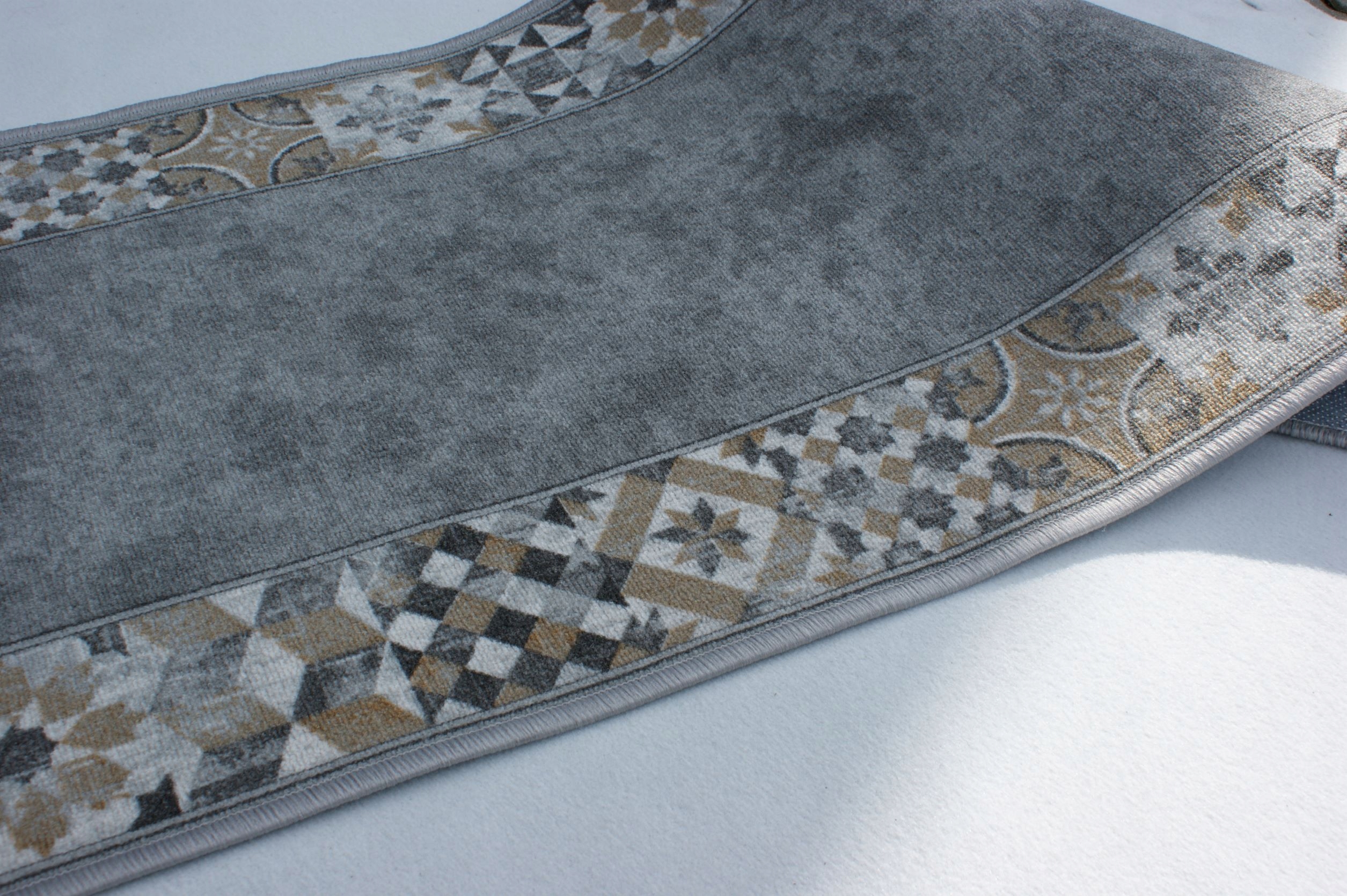 DYWAN CHODNIK PODGUMOWANY 67x200 cm PALOMA GREY