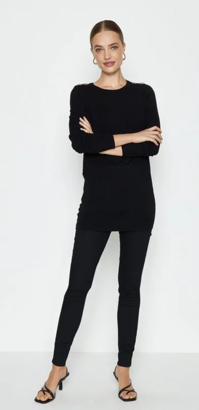 Zimní Svetr 0A1G4_C* Coast Dámský Tmavě Modrý Basic Xs