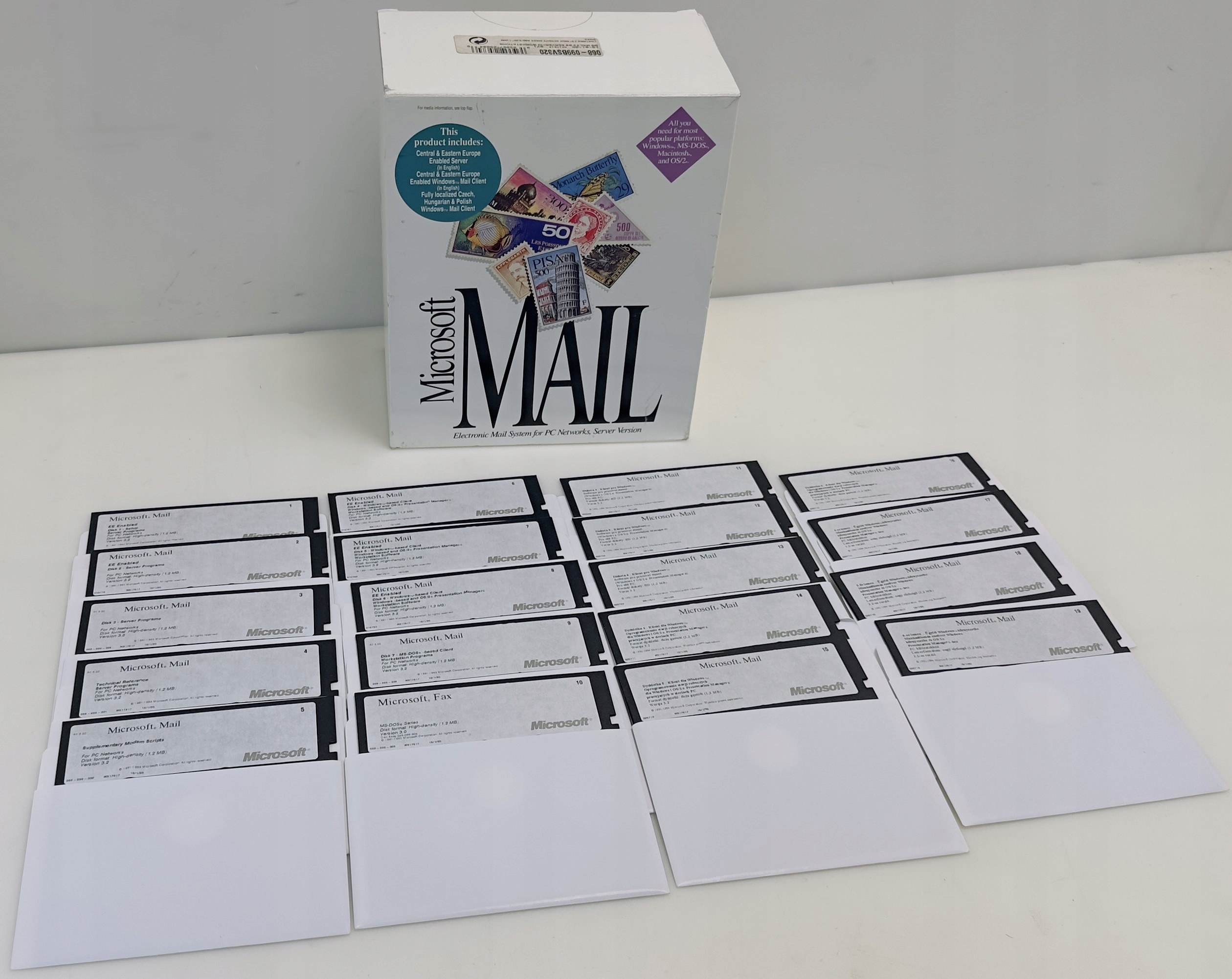 Microsoft Mail BOX + DYSKIETKI (F)