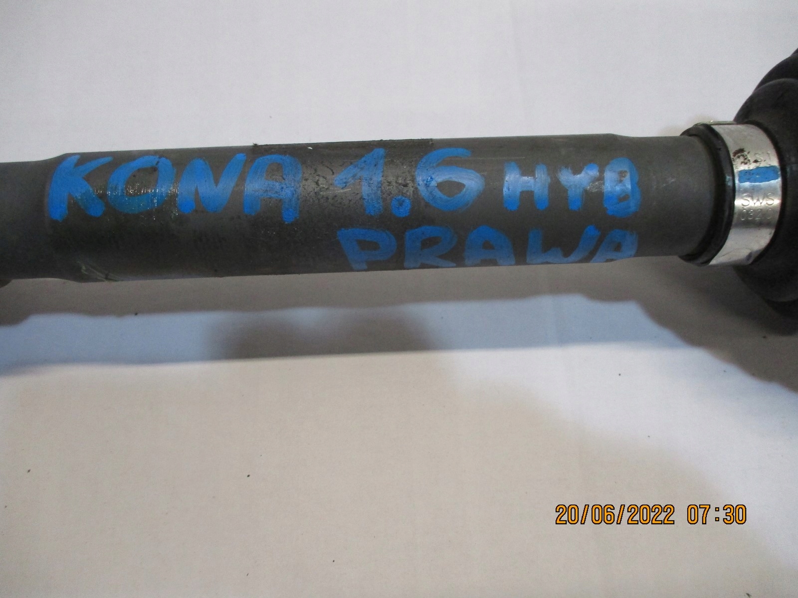 semi-axis right HYUNDAI KONA 1,6 HYB