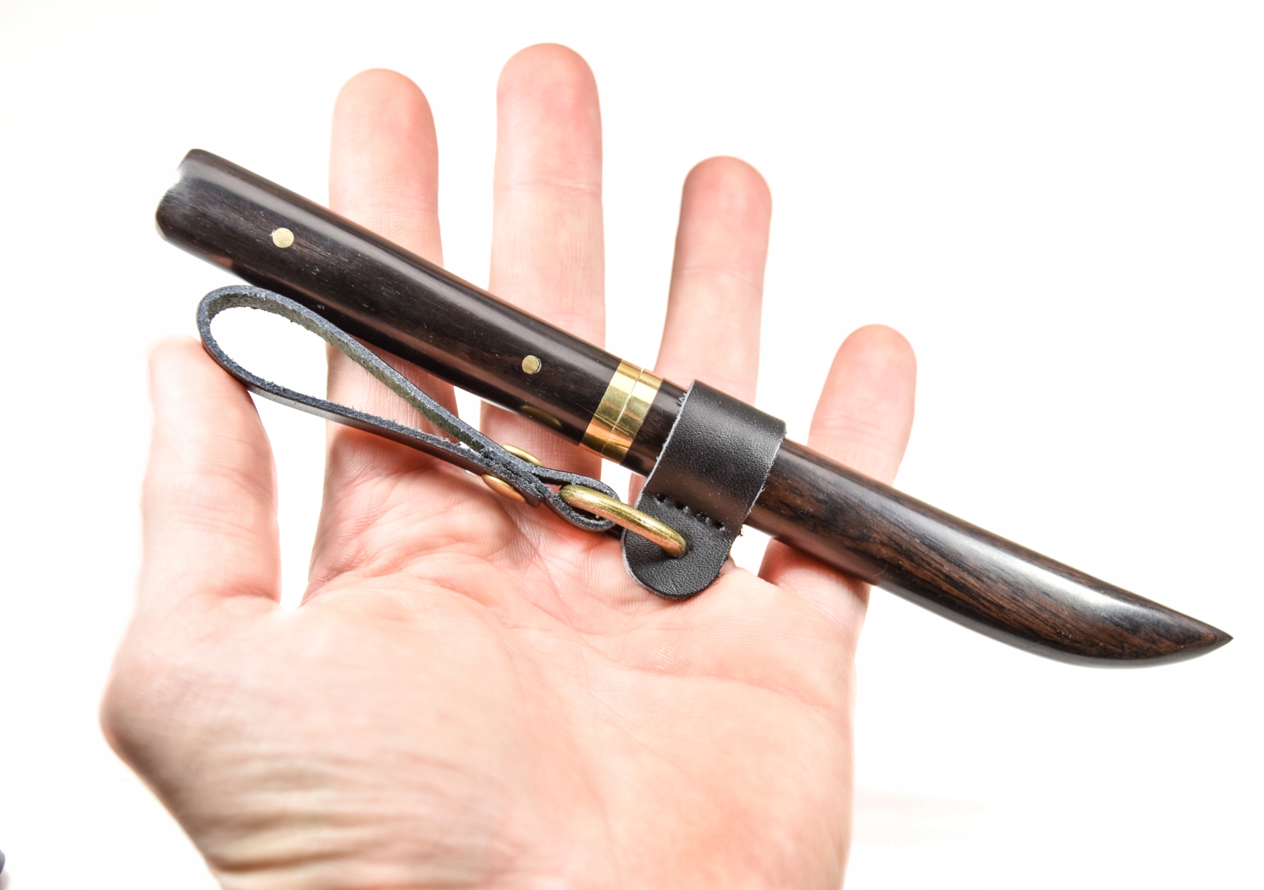 Meč Nůž Mini Samuraj Katana Pouzdro Dřevo Dárek