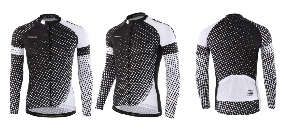 BLUZKA ROWEROWA Z DŁUGIM RĘKAWEM NA ROWER MĘSKA Marka inna