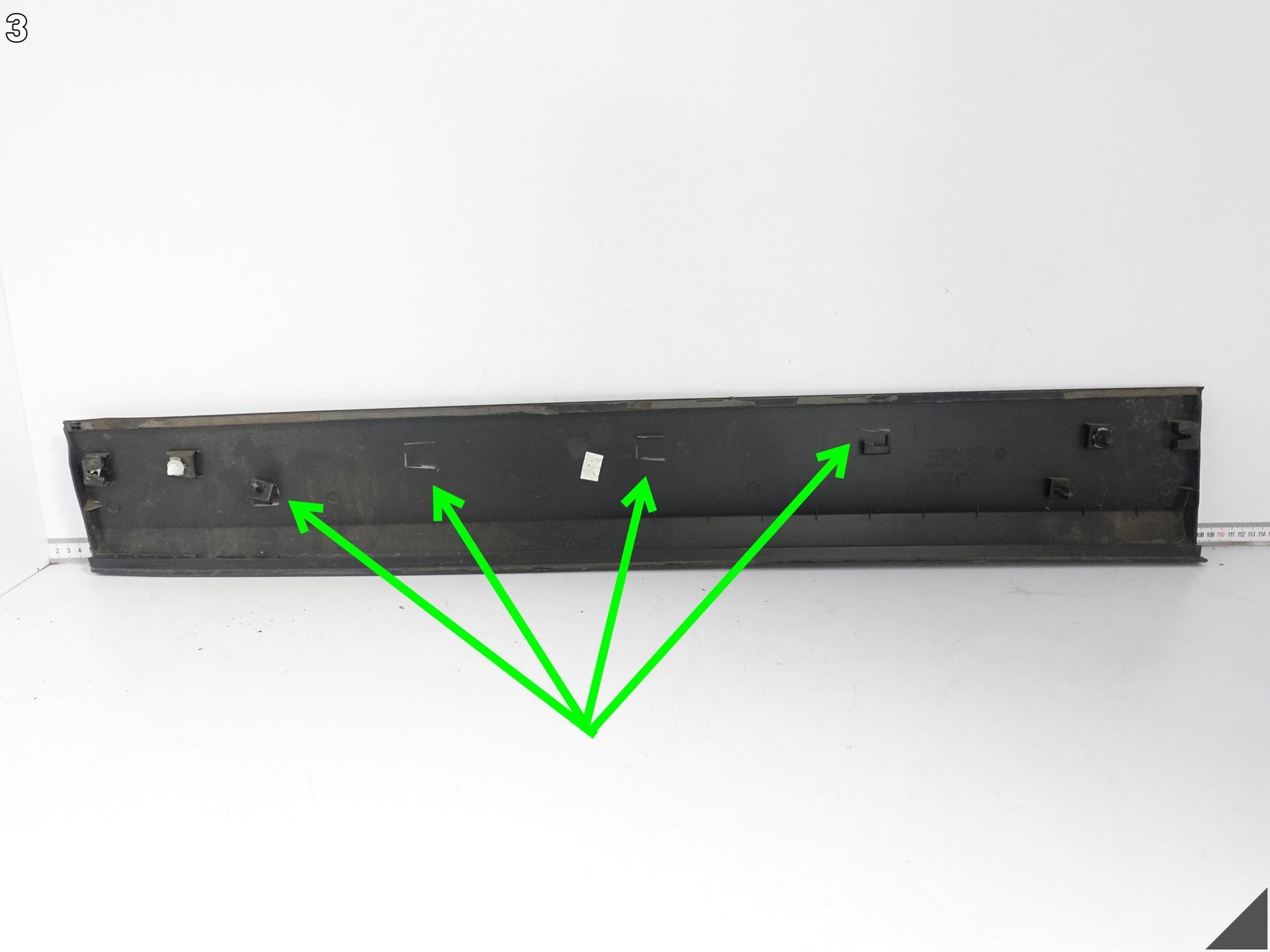 VW T-CROSS 2GM 18-23 moulding cover cap lower door front right