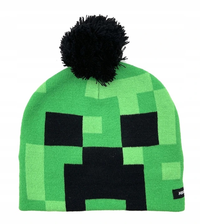 

Astra Minecraft Czapka Zimowa Creeper Zielona
