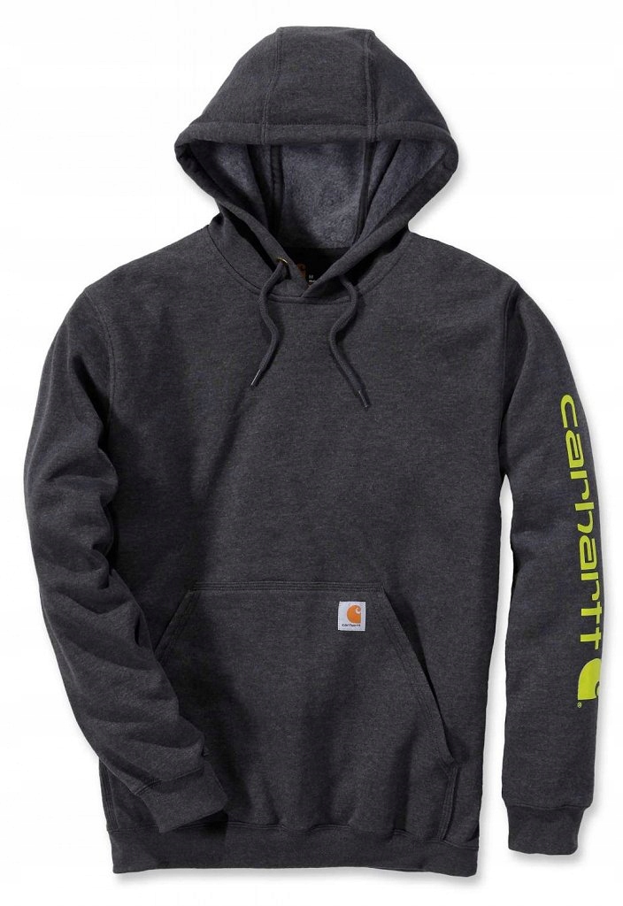 Mikina Carhartt Mid Signature Sleeve Logo Carbon
