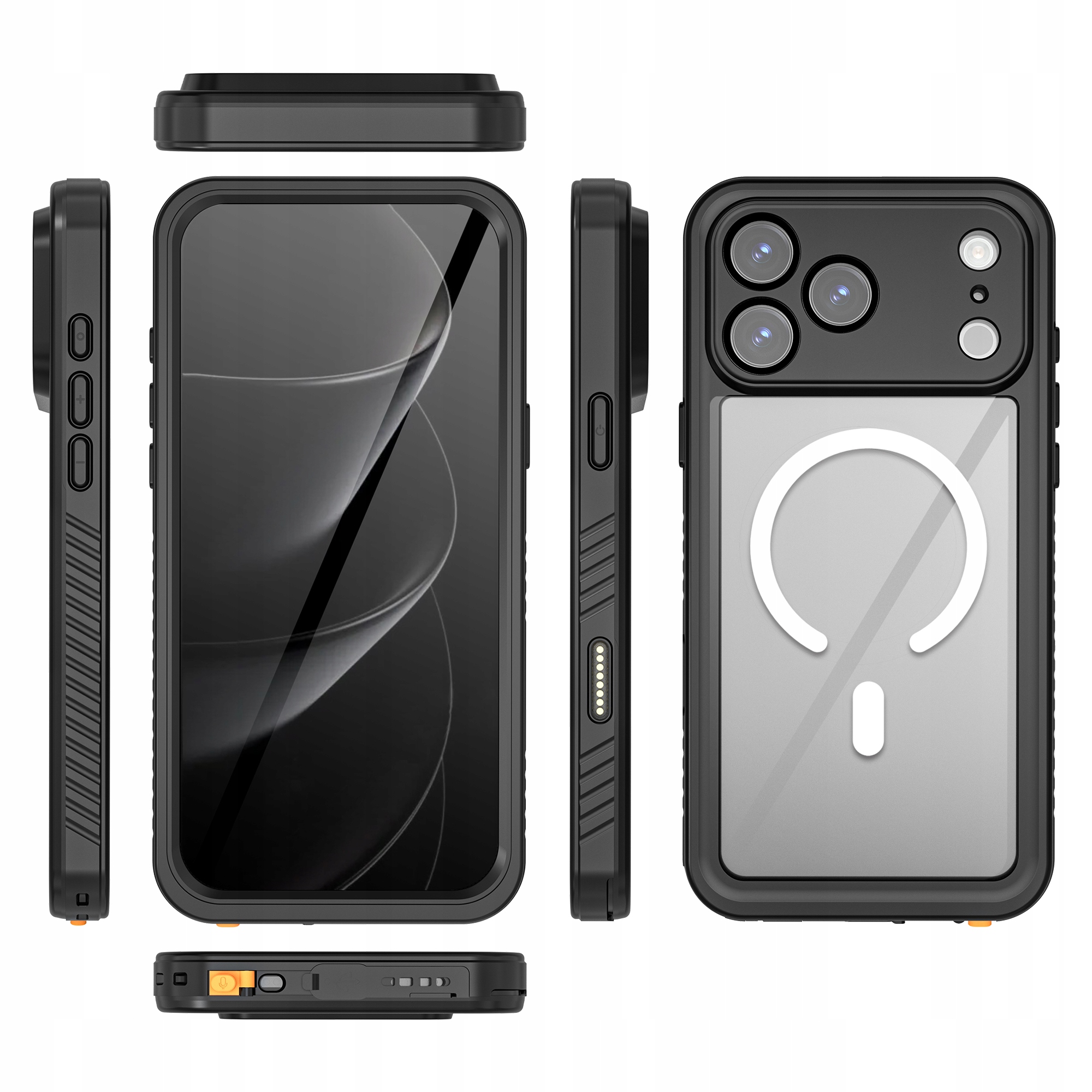 Pancéřové Pouzdro 360° Voděodolné Odolné Kryt Apple iPhone 17 Pro IP68