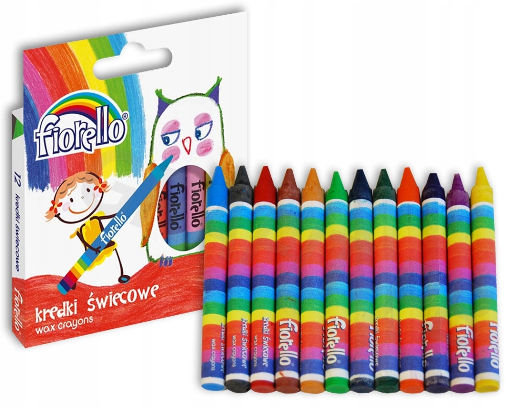 

Kredki Świecowe Szkolne Fiorello