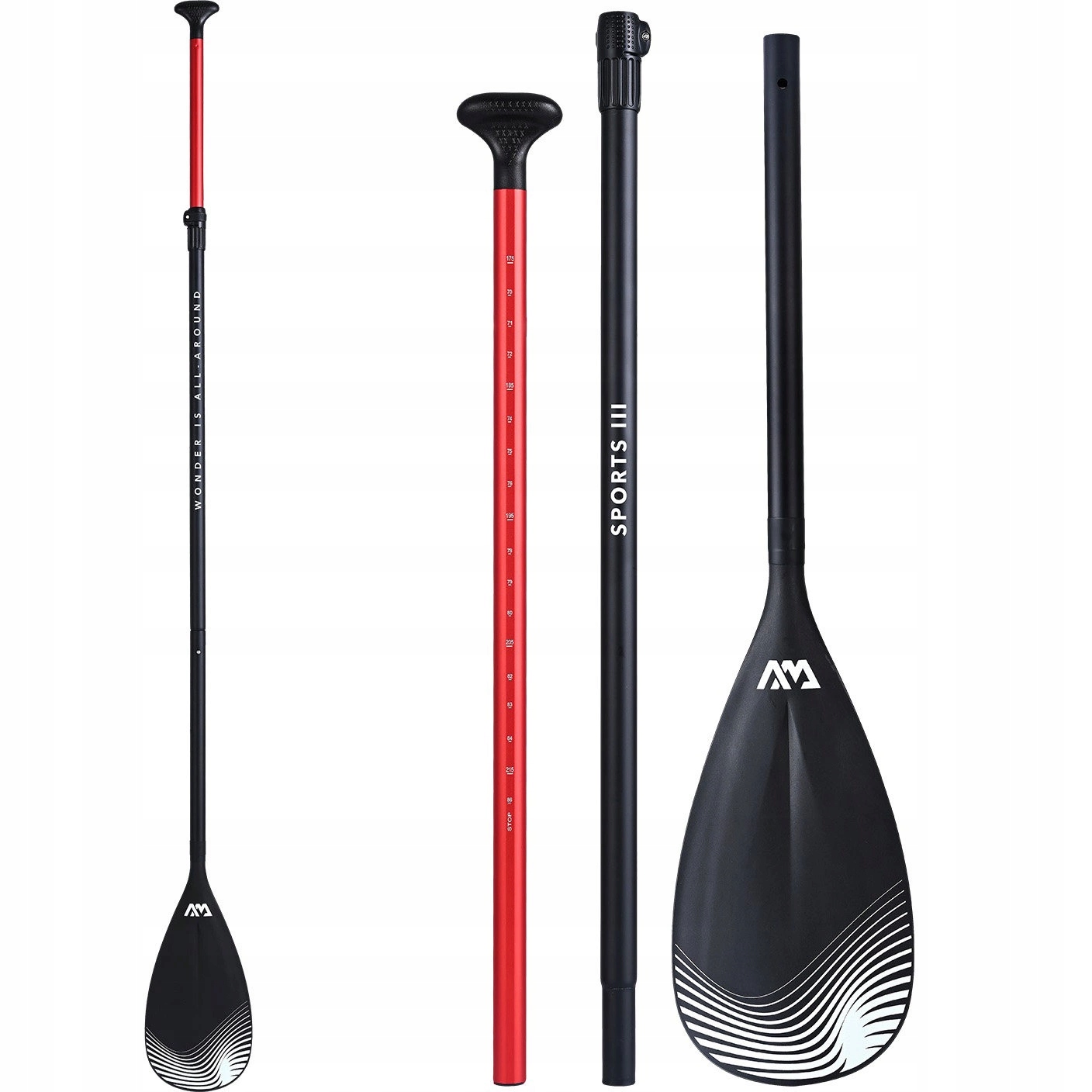 Wiosło 3-częściowe do deski Sup pagaj Aqua Marina sports III