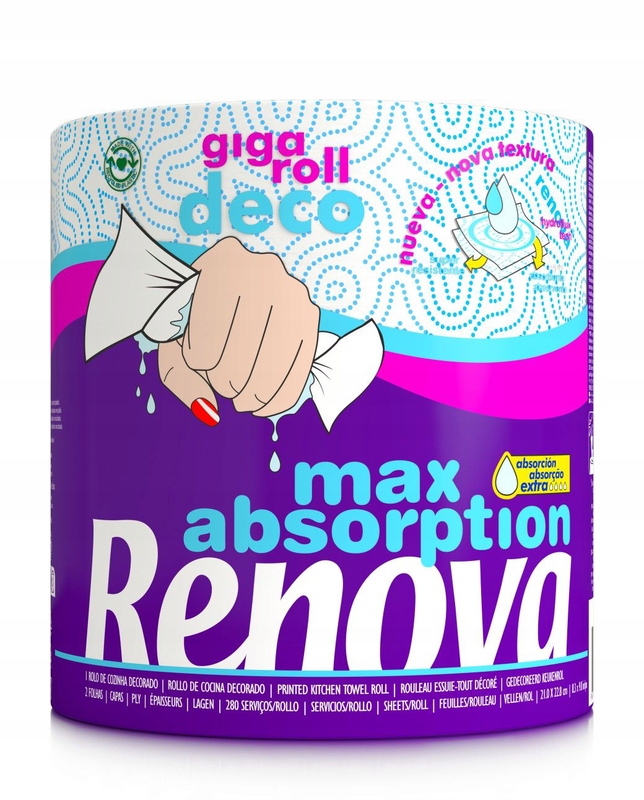 

Ręcznik kuchenny Renova Gigaroll Deco
