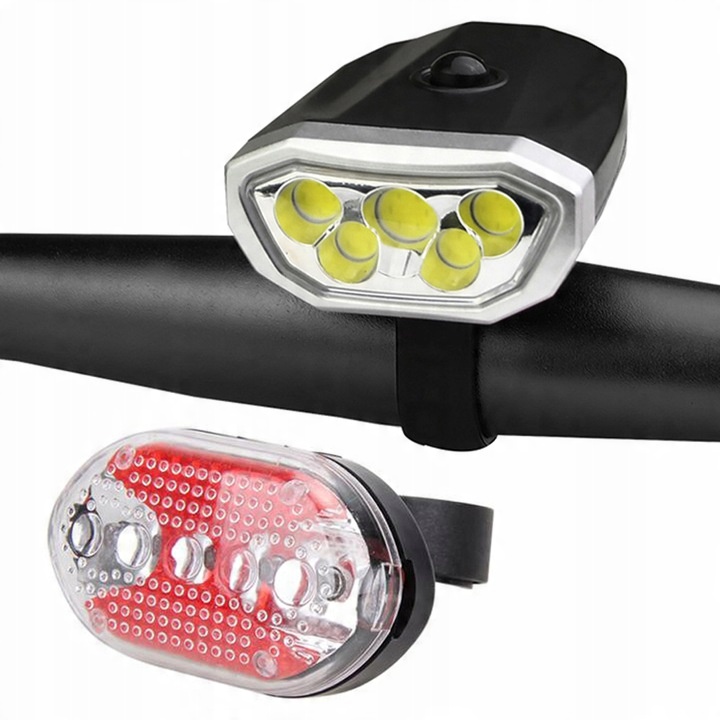 

Zestaw Lamp Led Rowerowych Przód I TYŁ0