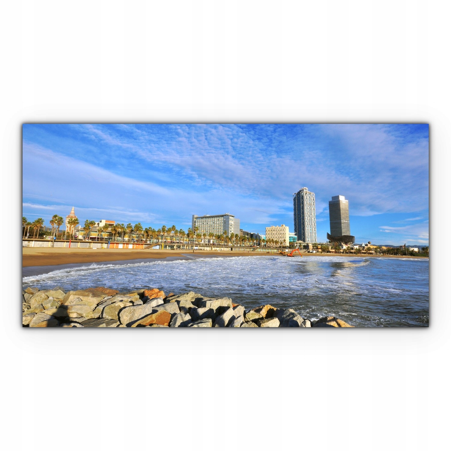 

Canvas na ramie ścienny 100x50 Barcelona Krajobraz