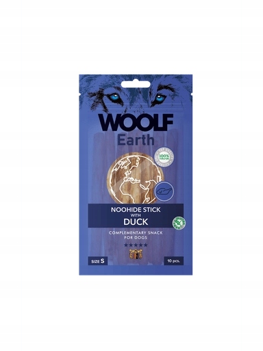 4x Woolf Earth Noohide S Stick Duck 90g