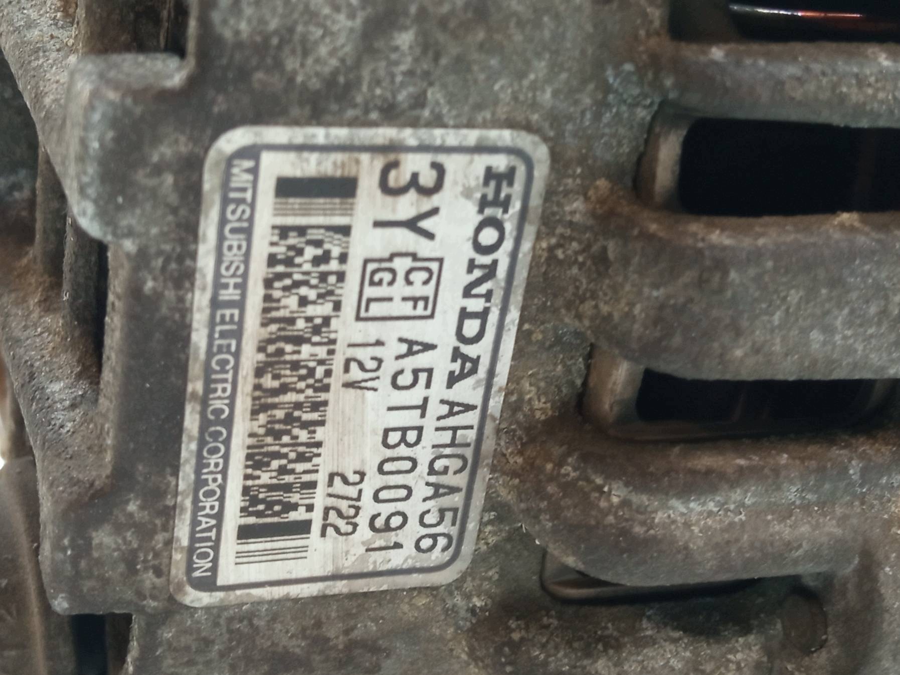 alternator A5TB091 1.3 1.4 Honda Jazz II (2002-2008)