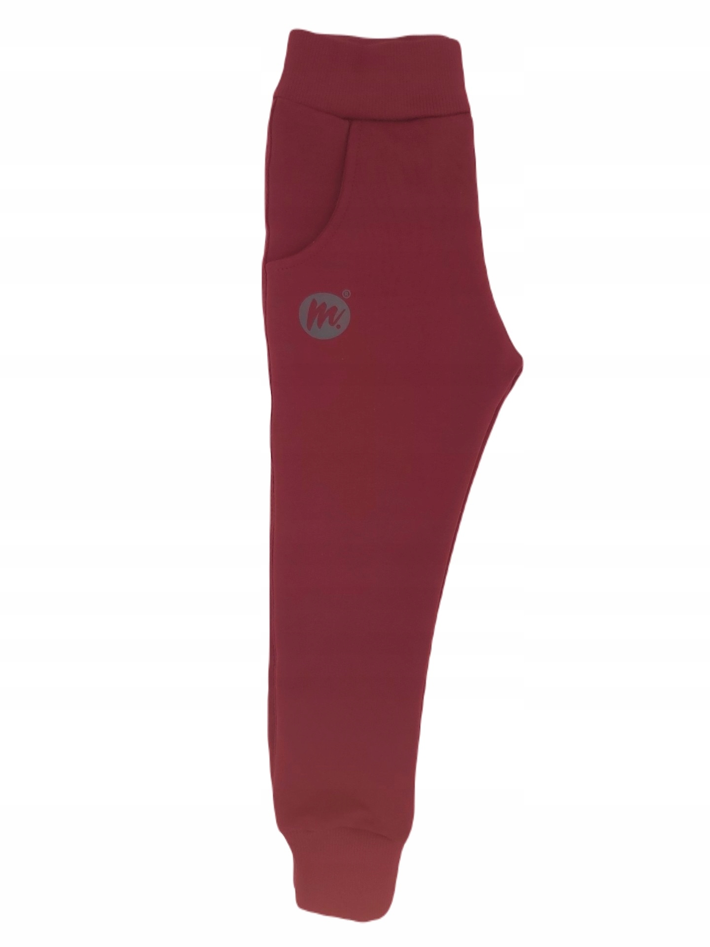 SPODNIE DRESOWE CHŁOPIĘCE BORDOWE 122 MROFI SLIM DRESY JAKOŚĆ Marka Mrofi