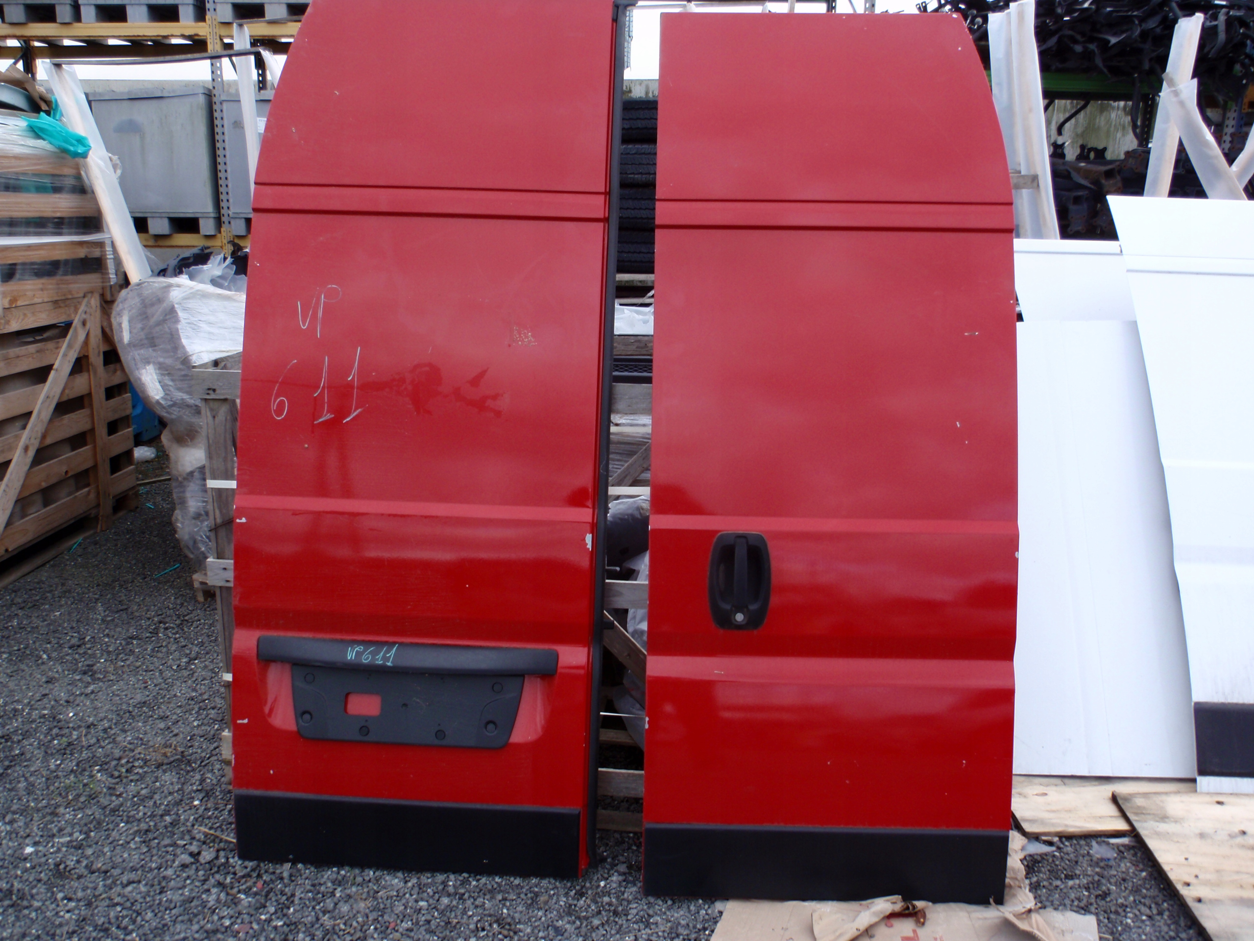 DRZWI TYŁ TYLNE KOMPLET H3 DUCATO BOXER JUMPER MOVANO PROACE NOWE NEW Wersja Europejska