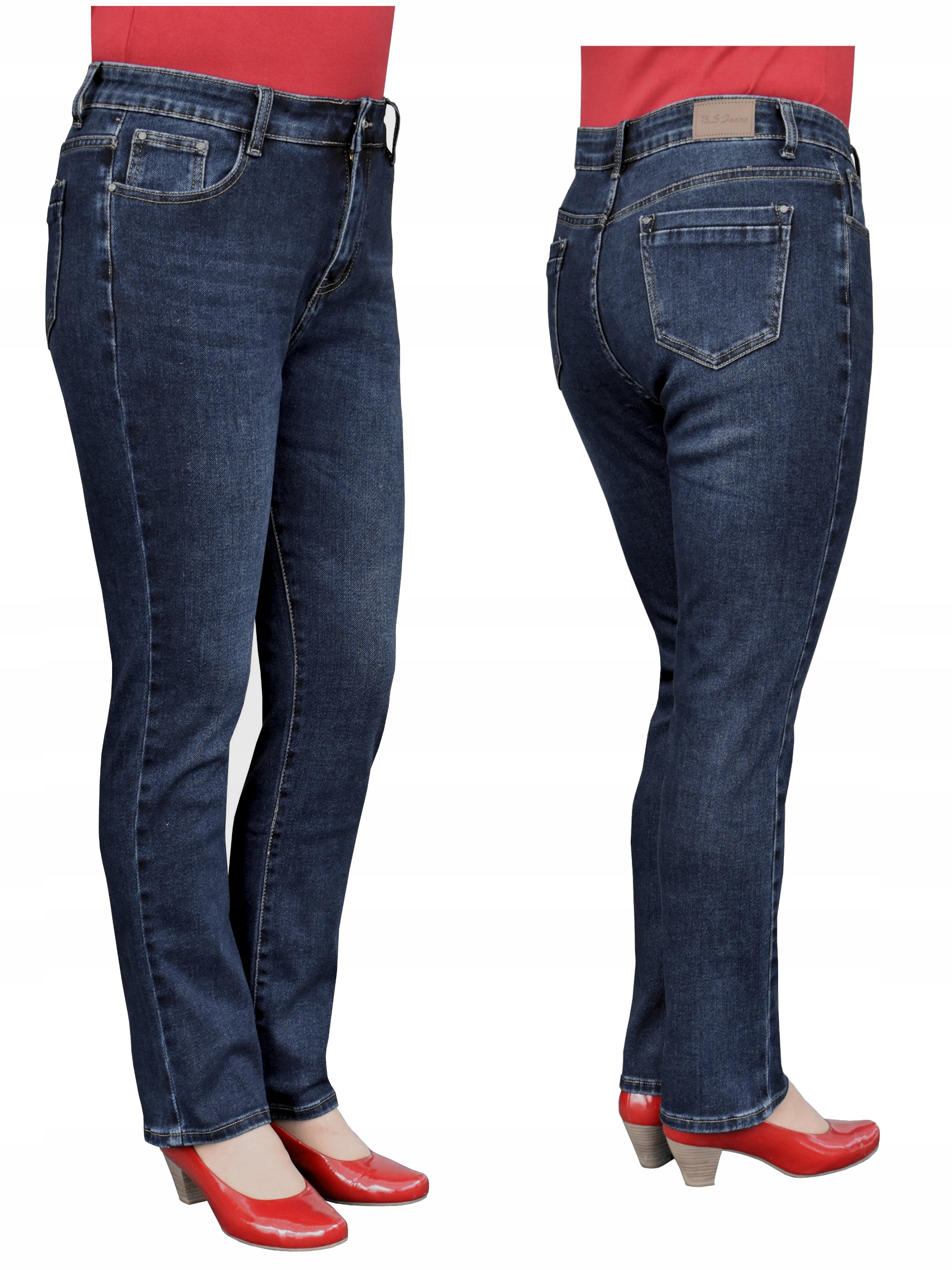 42,Jeansy damskie duże rozmiary,PushUp,S5796