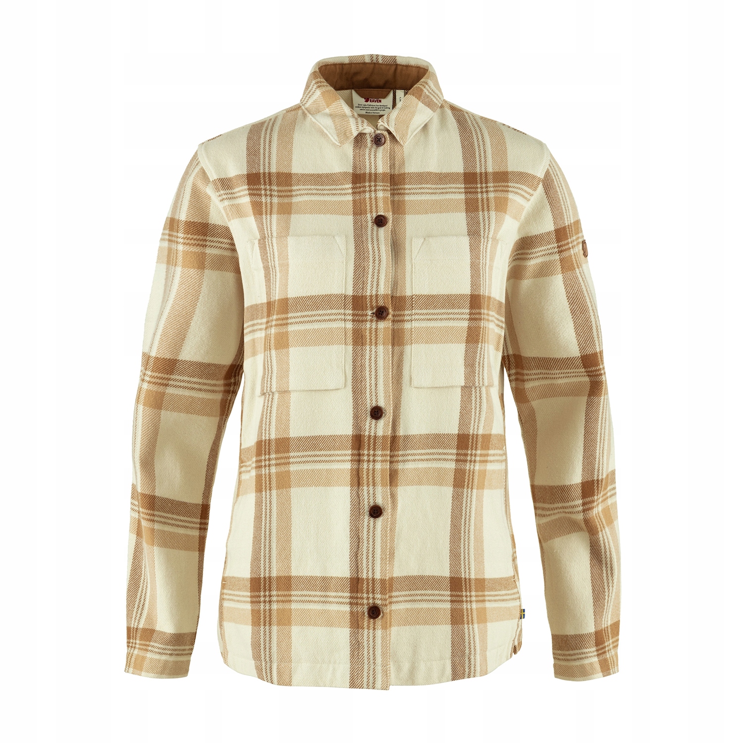 Damska koszula Fjallraven Singi Flannel Overshirt chalk white M