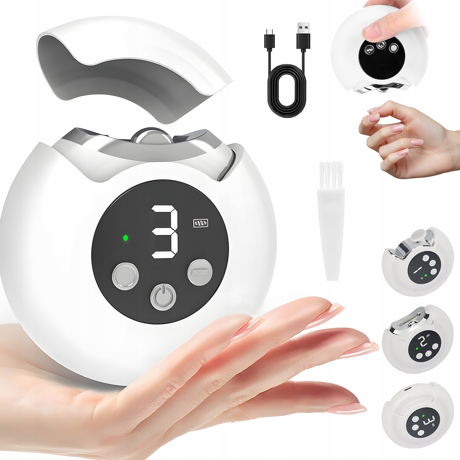 Elektrické Kleštičky Na Nehty Pro Seniory S Funkcí Leštění