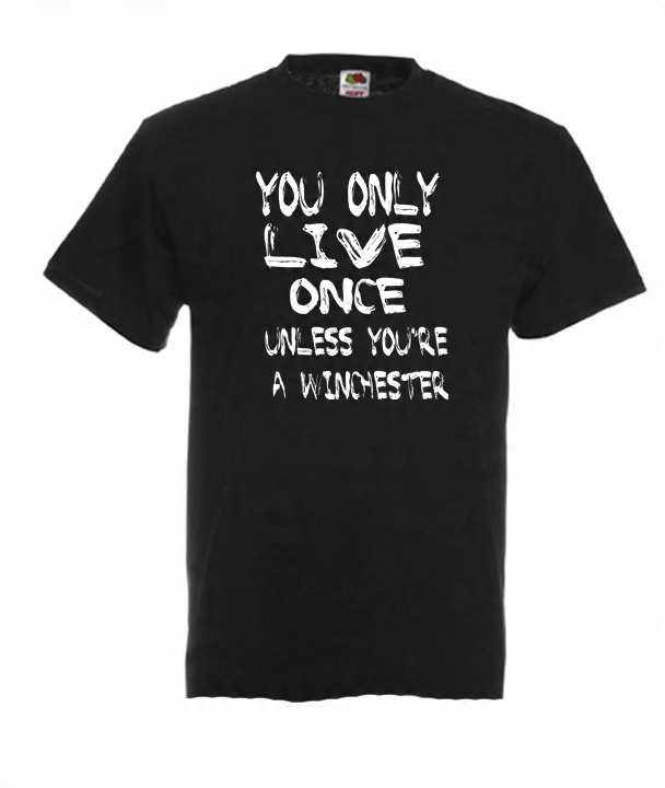 

XXL Koszulka Męska Supernatural Winchester Wzory