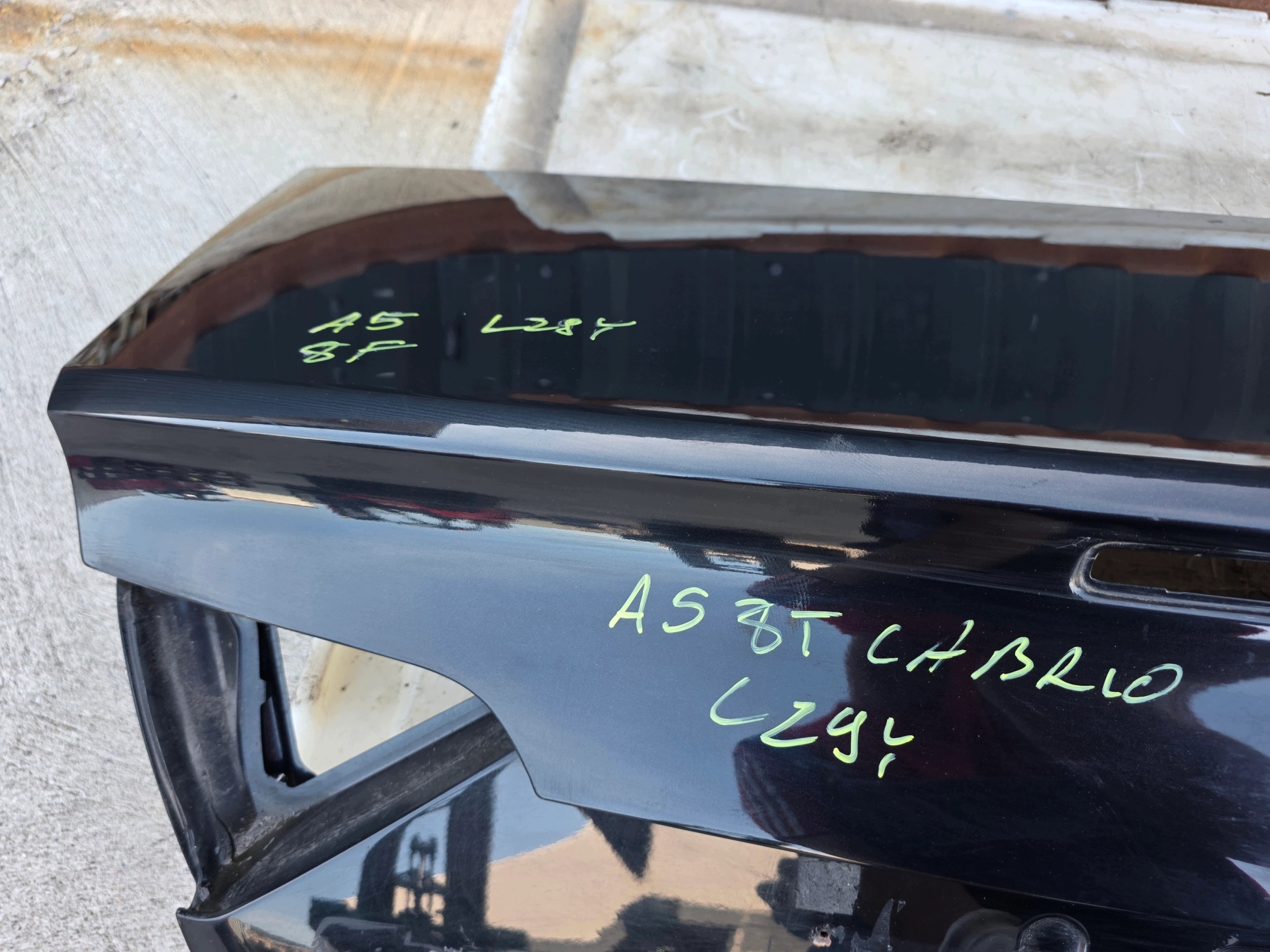 boot doors rear part AUDI A5 8T CABRIO LZ9Y original !!! *2*