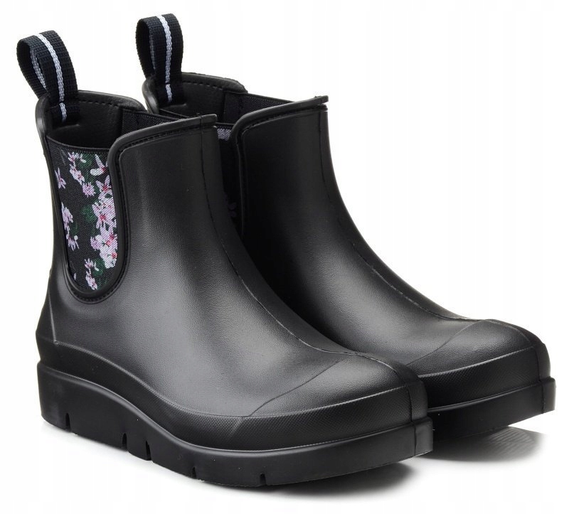 Kalosze damskie krótkie piankowe lekkie sztyblety Lemigo Stella czarne 37 Płeć kobieta