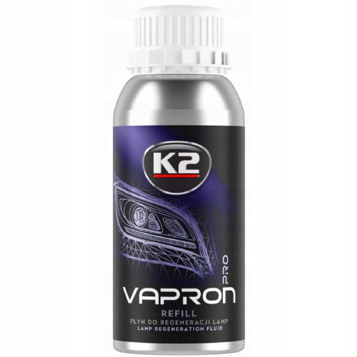 K2 VAPRON REFILL 600 ML- PŁYN DO REGENERACJI LAMP polerowaie lamp