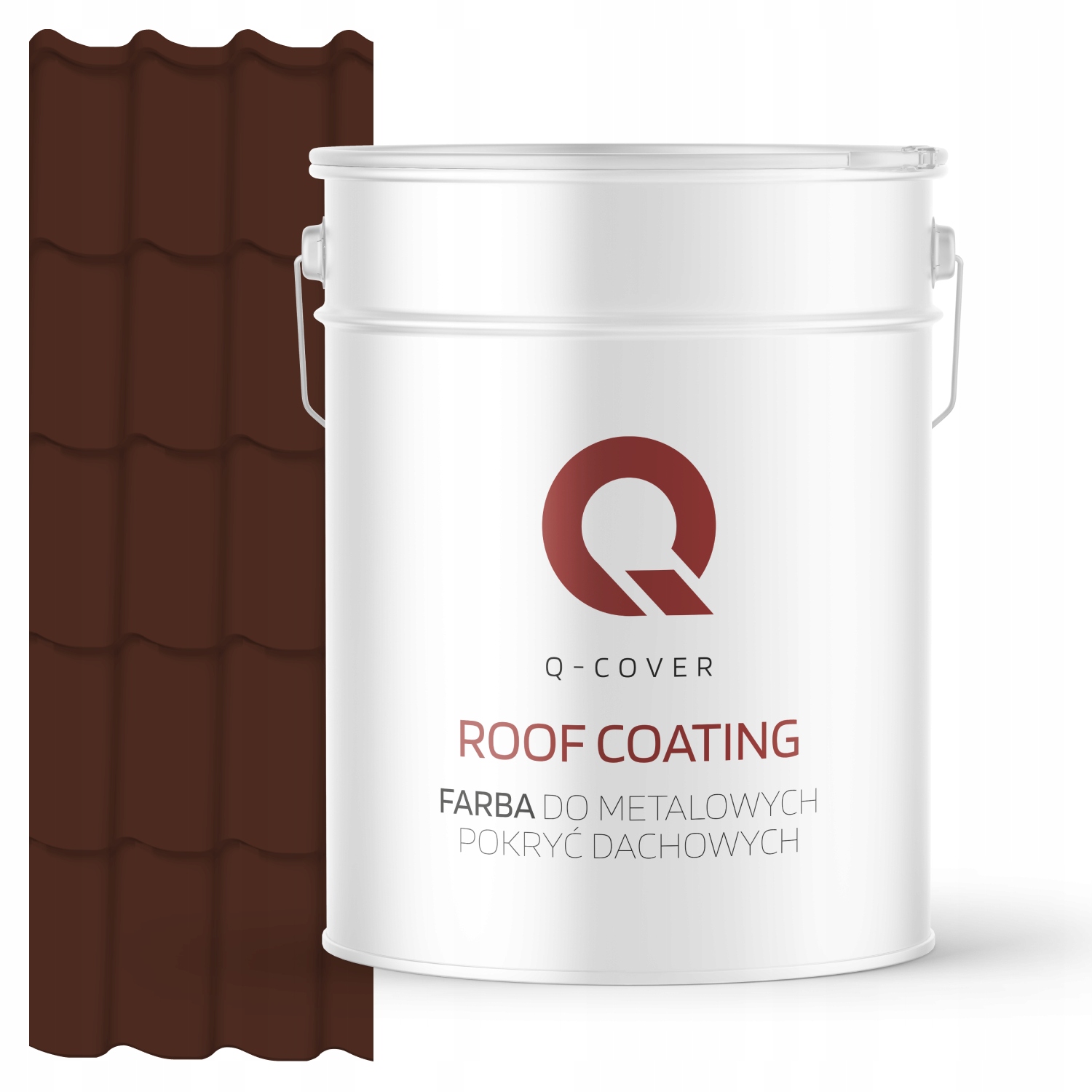 Farba Na Kovové Strechy Plechov Hnedá Teplá Hnedá Ral 8016 10 L Polomatná