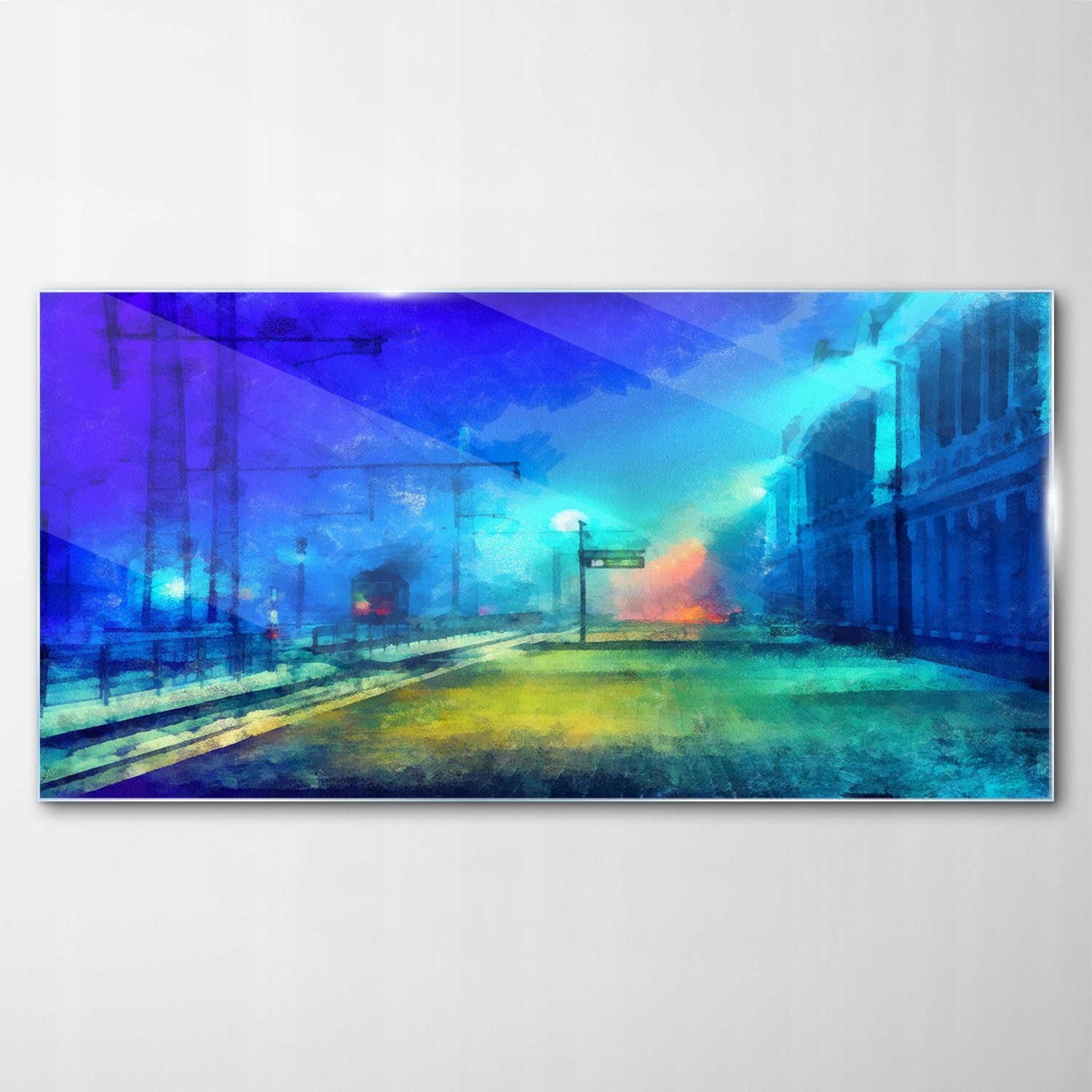 Obraz na skle Dekor Krajina Architektúra 120x60