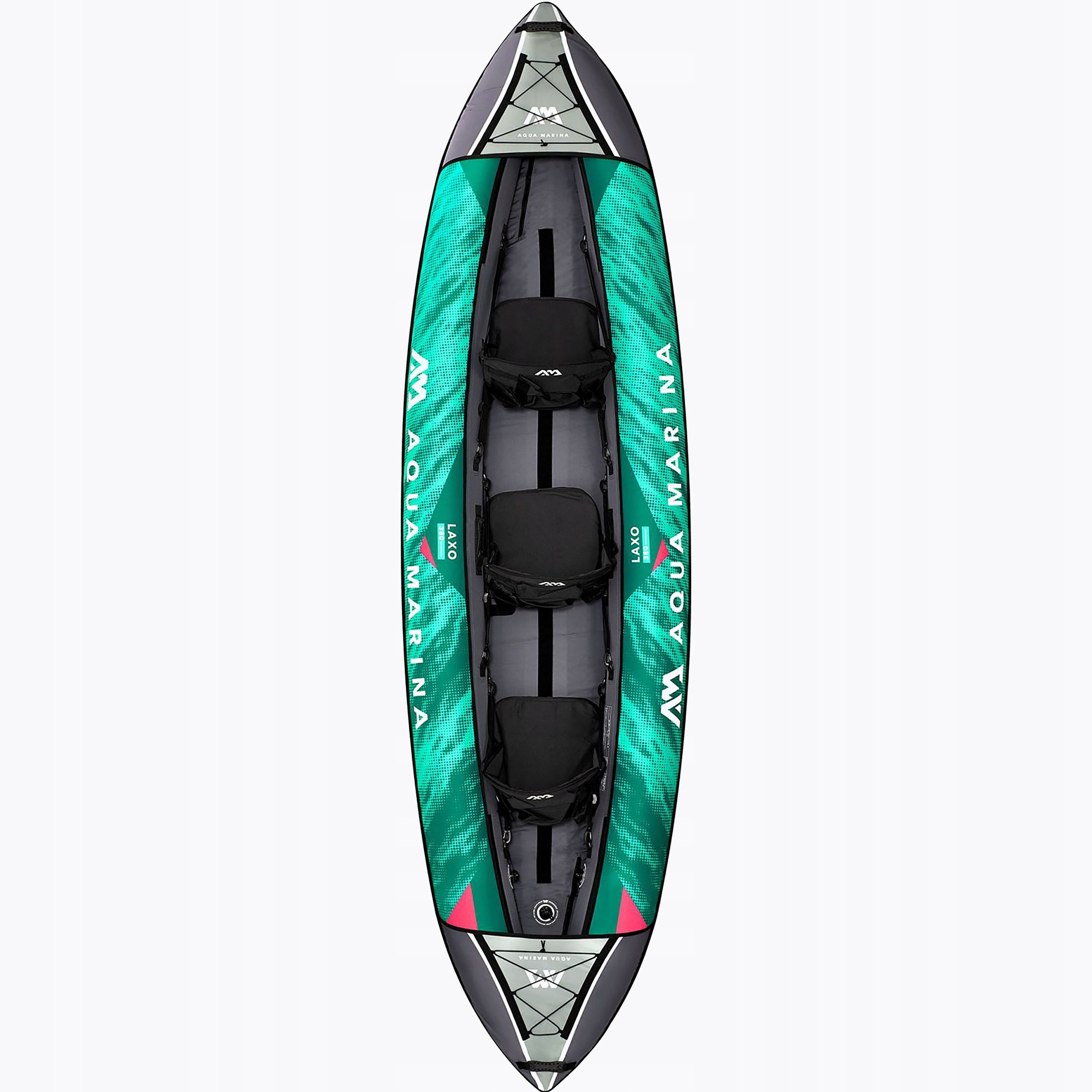Kajak pompowany 3-osobowy Aqua Marina Laxo Recreational Kayak 12'6" Os
