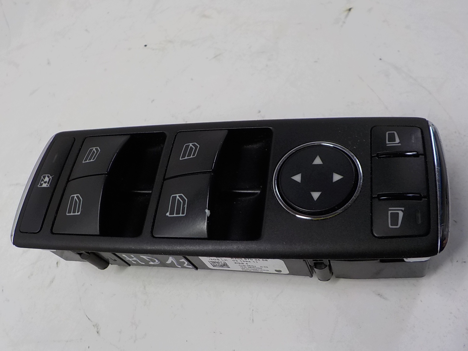 MERCEDES KLASA C W204 PANEL window control switch of mirrors left driver´s