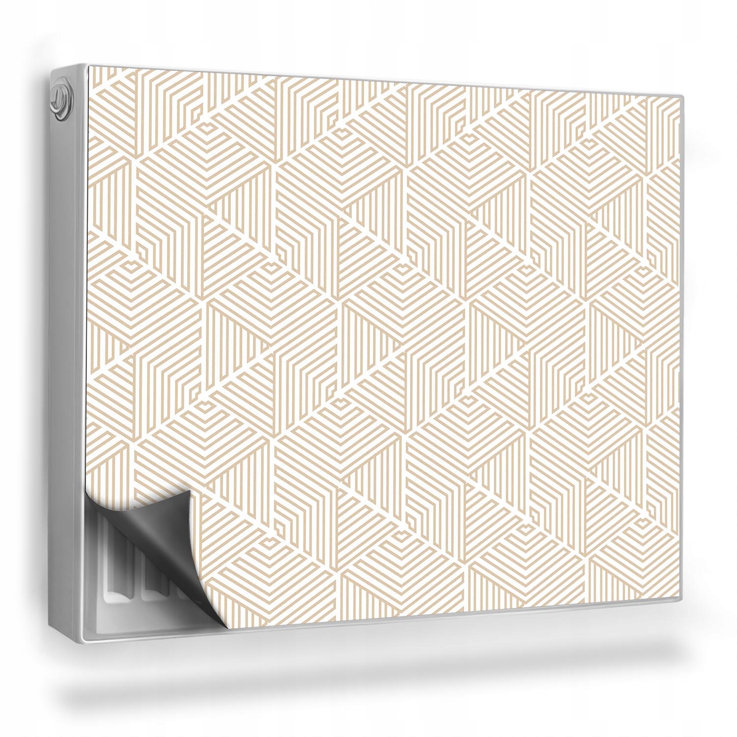 Magnet na radiátor Geometrický, jasný vzor pleteniny 80x60