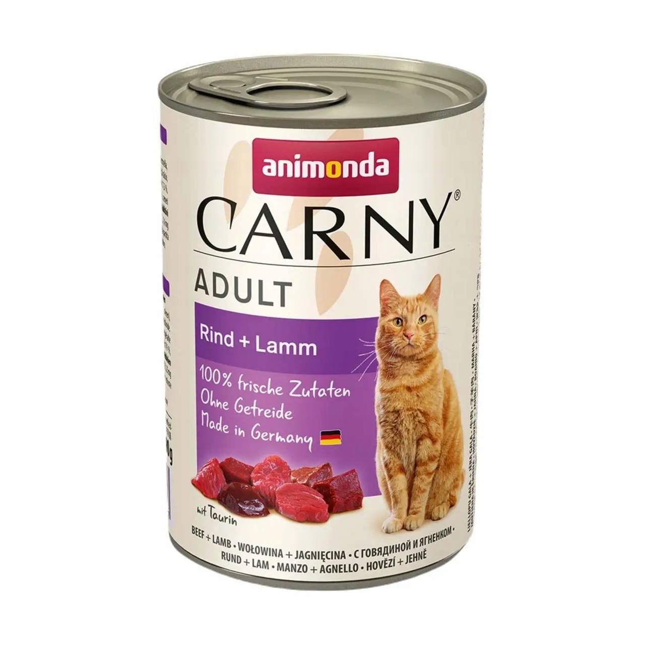 Animonda Carny Adult hovězí a jehněčí maso mokré krmivo pro kočky 400 g