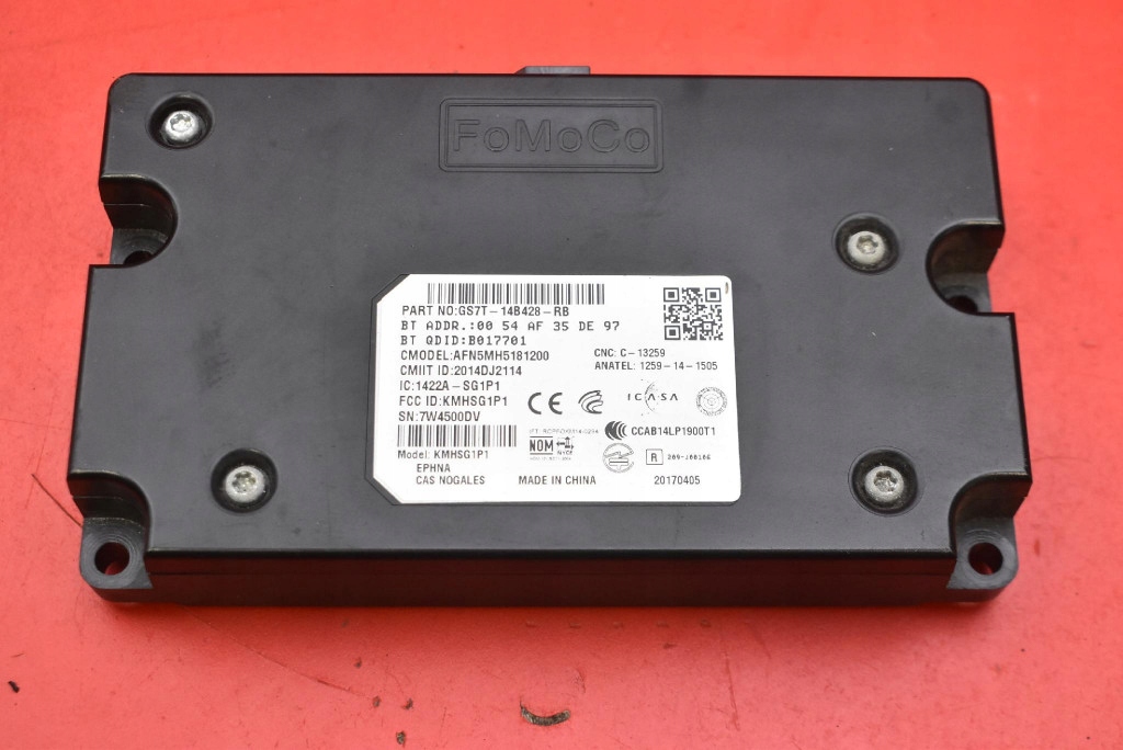 control unit module KOMUNIKACJI ECM GS7T-14B428-RB FORD MONDEO MK5 14-20