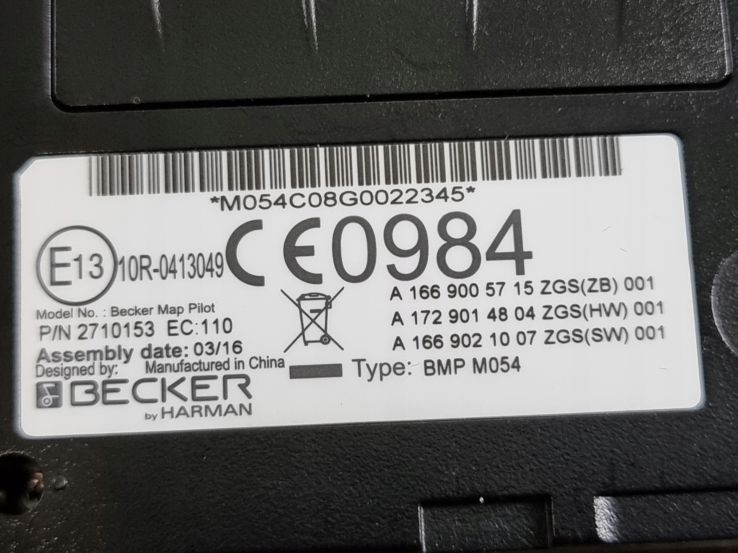 module navigation devices player MAP OE A1728100011 MERCEDES E KLASA W212 13r