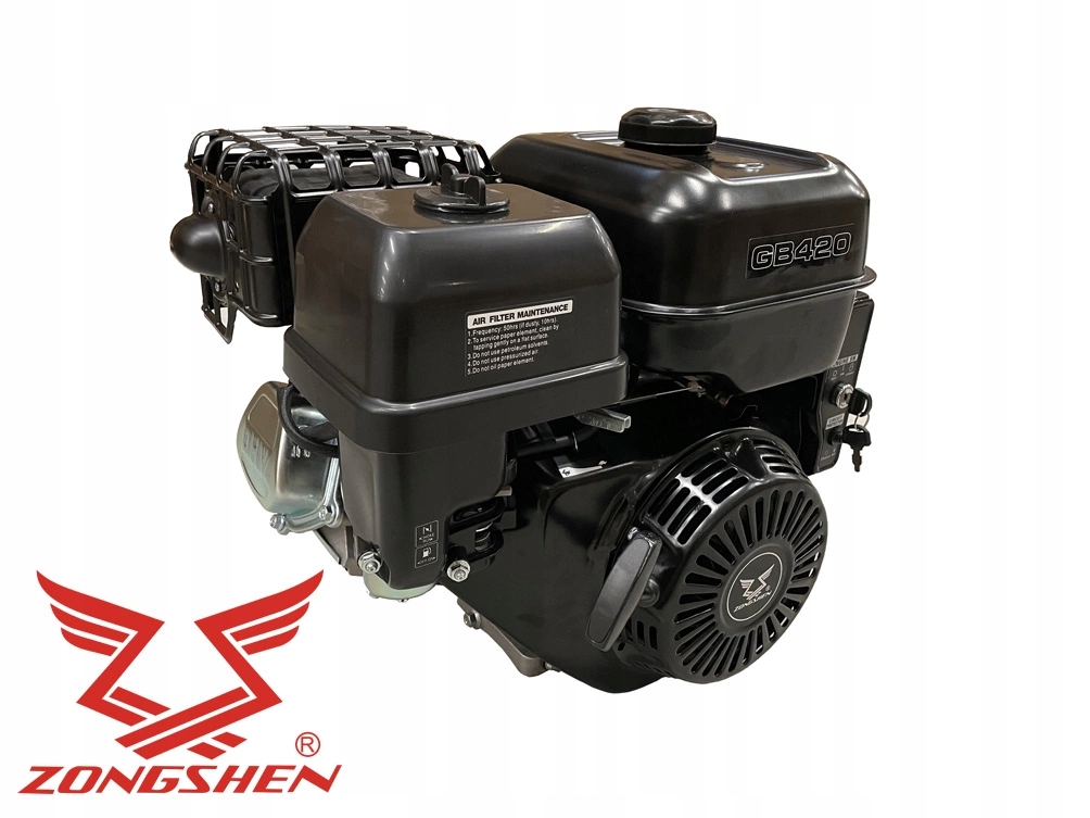 Motor Zongshen GB420 hriadeľ 25.4x60 mm 12.5 Hp elektrický štart