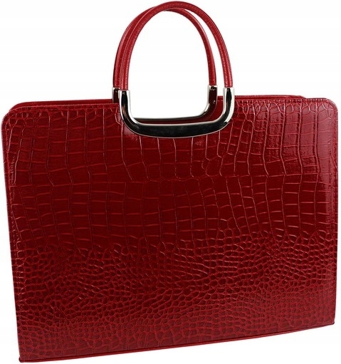 Duża Aktówka - Teczka - Torba Damska - EXCLUSIVE Głębokość produktu 12.5 cm