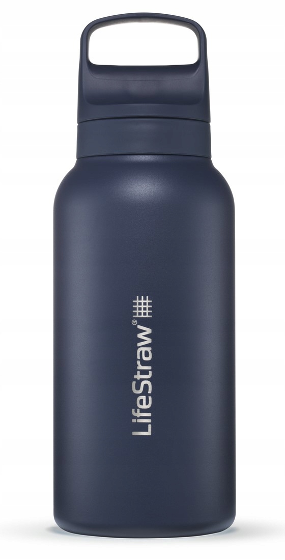 Ocelová filtrační láhev na vodu LifeStraw Go 2.0 Steel 1 l modrá