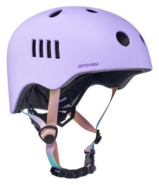 Kask rowerowy fioletowy Bmx Pumptrack rozm. 48-54cm 944779 Spokey