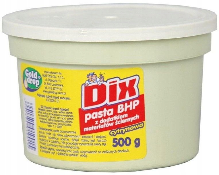 

Pasta Bhp do Mycia Rąk Cytryna 500g