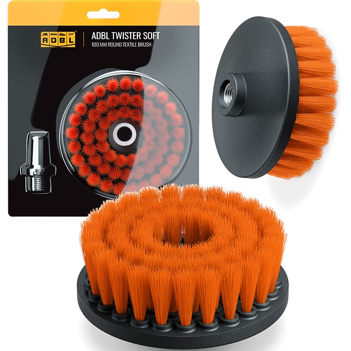 

Adbl Twister Soft 100mm Szczotka na wkrętarkę do c