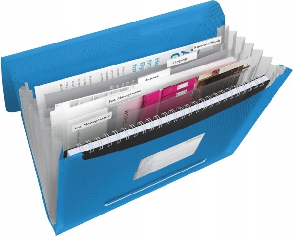 

Teczka harmonijka Esselte Vivida 6 przegr nieb