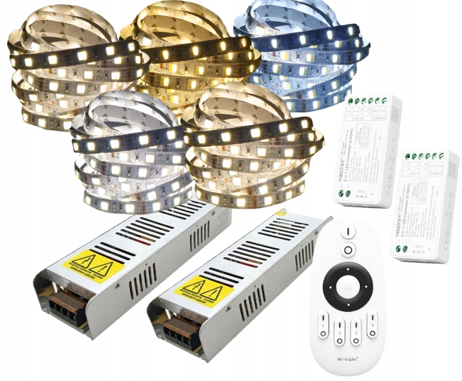 Set Cct páska teplá bílá studená MiBoxer Led osvětlení stropu 25 m